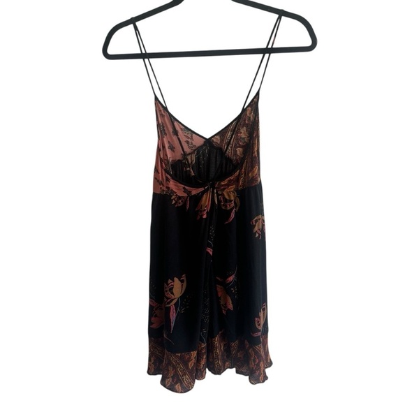 Free People All Mixed Up Tank Top, Black Combo, Size XS - Picture 6 of 9